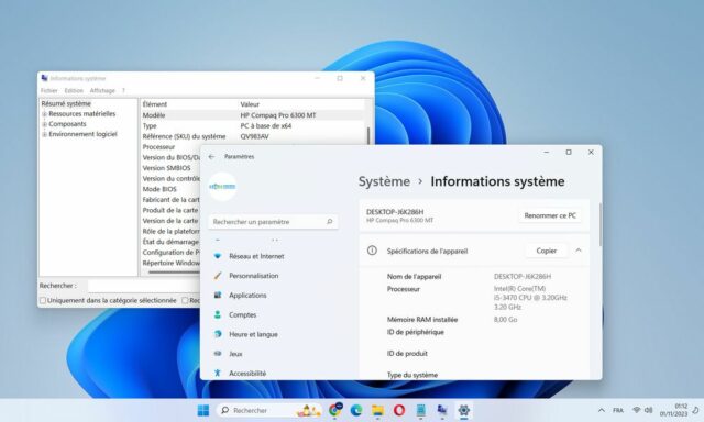 Connaître le modèle de son PC sous Windows 11