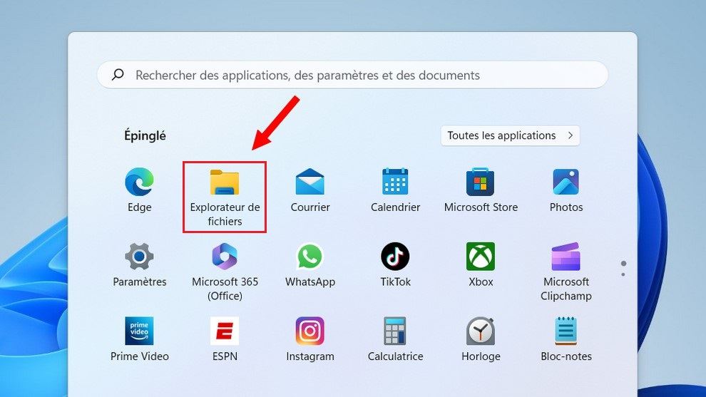 Explorateur de fichiers
