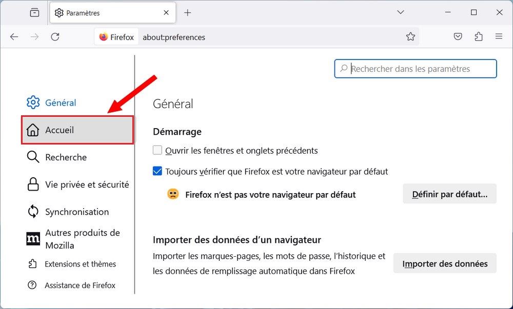 Comment Garder Des Sites Favoris En Page D'accueil Sur Firefox Comment changer la page d'accueil de Firefox