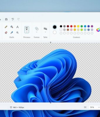 Supprimer l'arrière-plan d'une image avec Paint sous Windows 11
