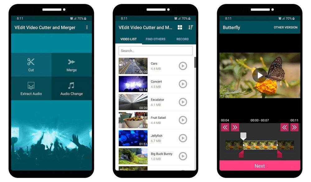 VEdit Video Cutter and Merger