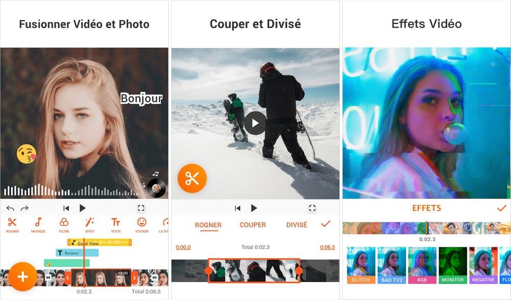 YouCut - application pour fusionner des vidéos