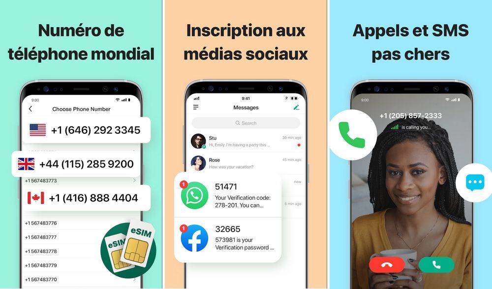 2nd Line - numéro virtuel