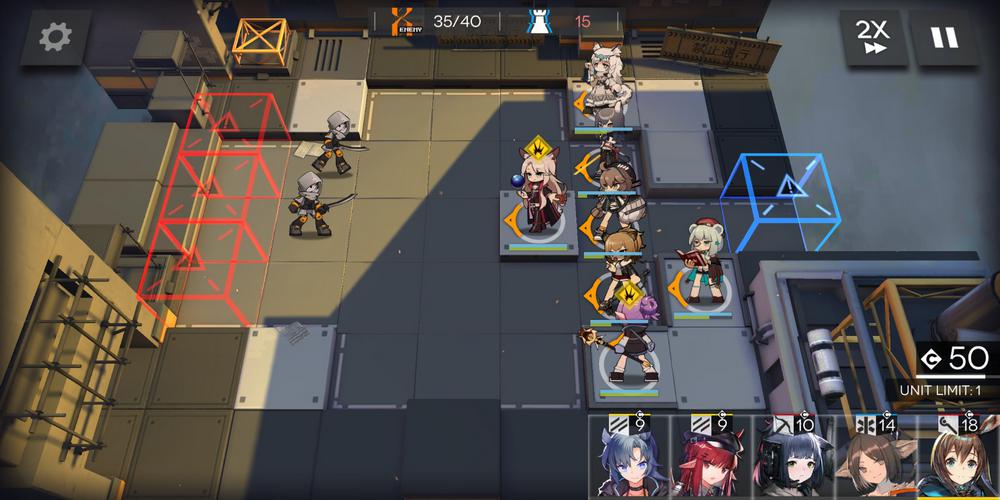 Arknights - meilleur jeu gacha sur Android
