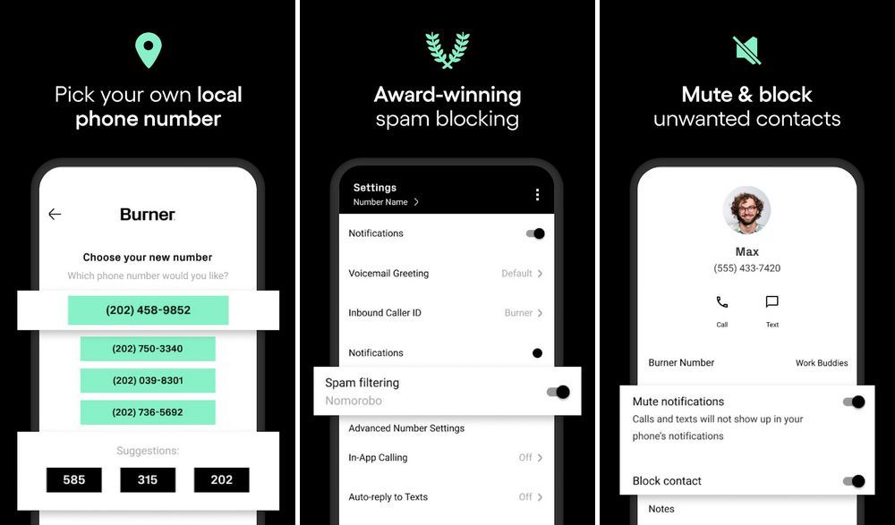 Burner - application de numéro de téléphone virtuel