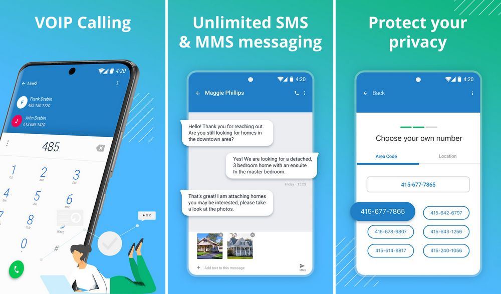 Line2 - application de numéro de téléphone virtuel