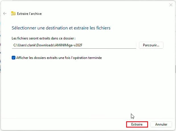 Décompresser un fichier RAR sous Windows 11