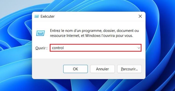 Ouvrir le Panneau de configuration