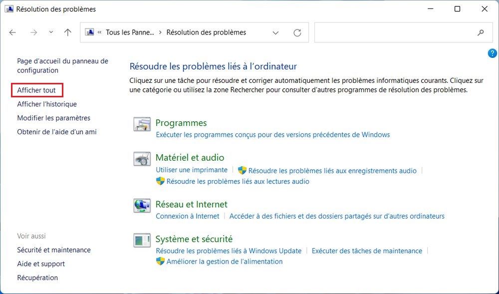 Réparer les pilotes corrompus