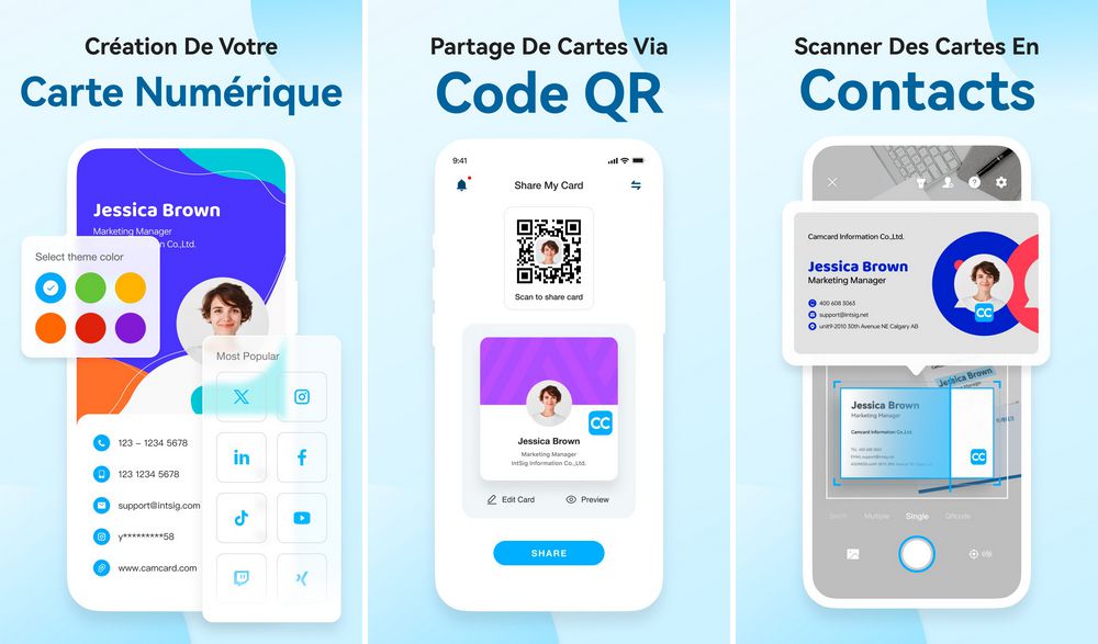 CamCard - application de gestion des contacts