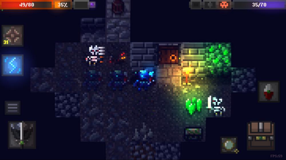 Caves - meilleur jeu roguelike