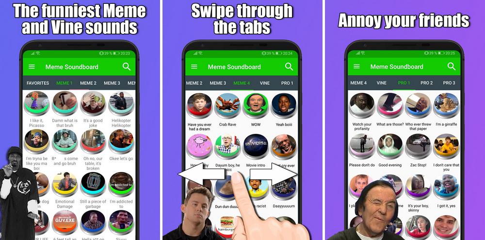 Meme and Vine Soundboard