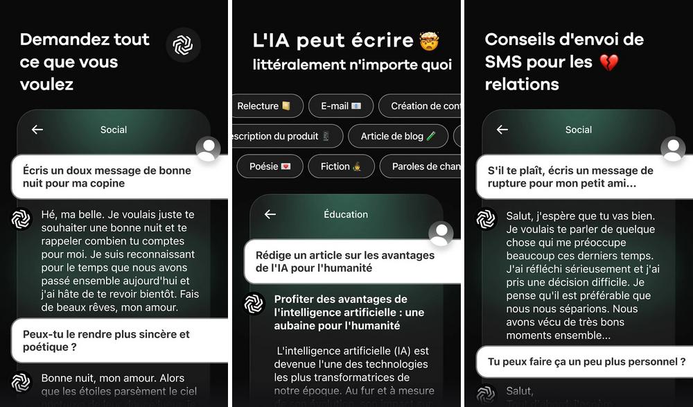 Nova - meilleure application d'IA