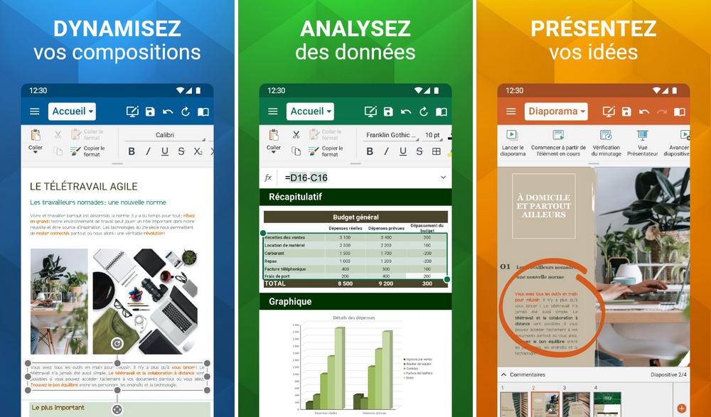 OfficeSuite - meilleure application de tableur