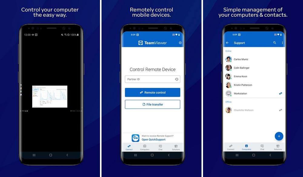 TeamViewer - application de bureau à distance