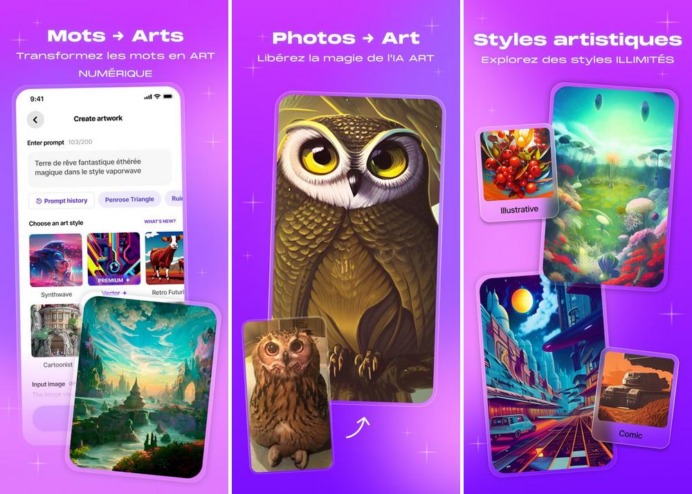 WOMBO Dream - meilleure application d'IA