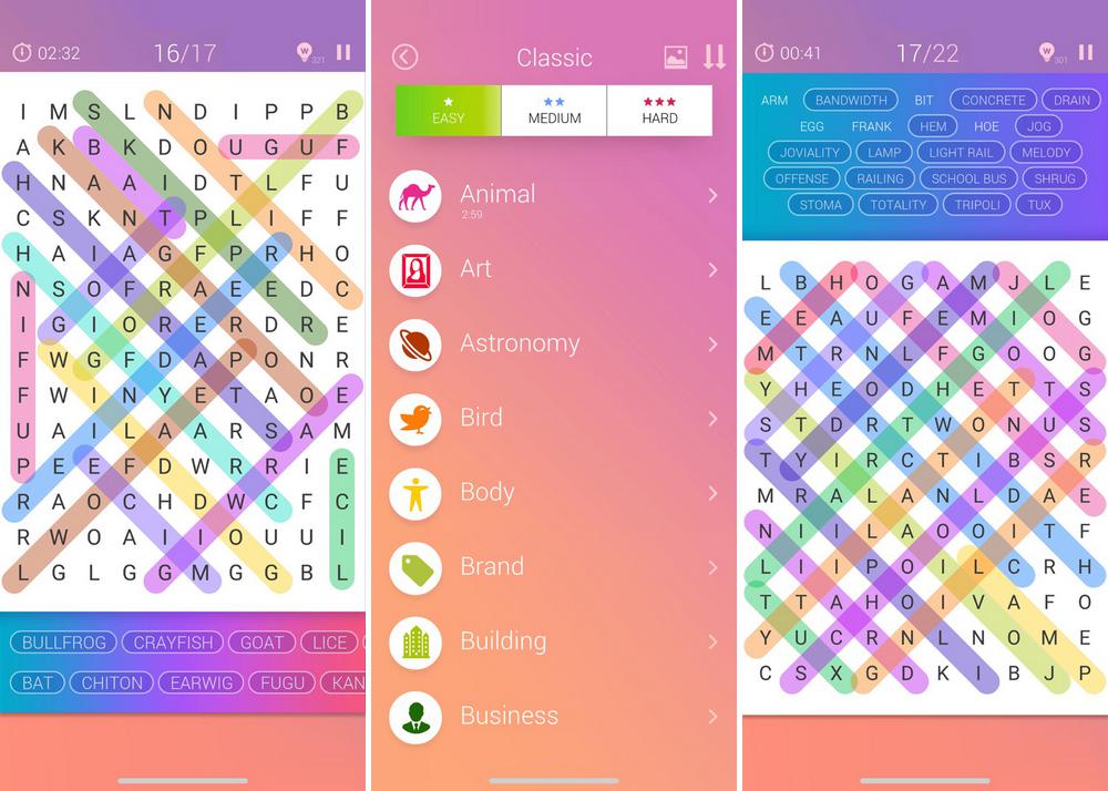 Word Search Pro - jeu de réflexion pour iPhone