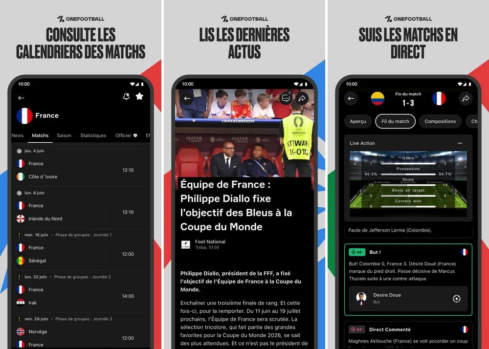 Onefootball - application de football européen