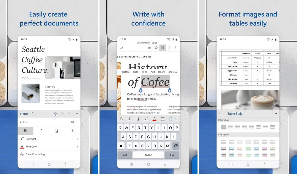Microsoft Office (Microsoft 365) - meilleure application bureautique
