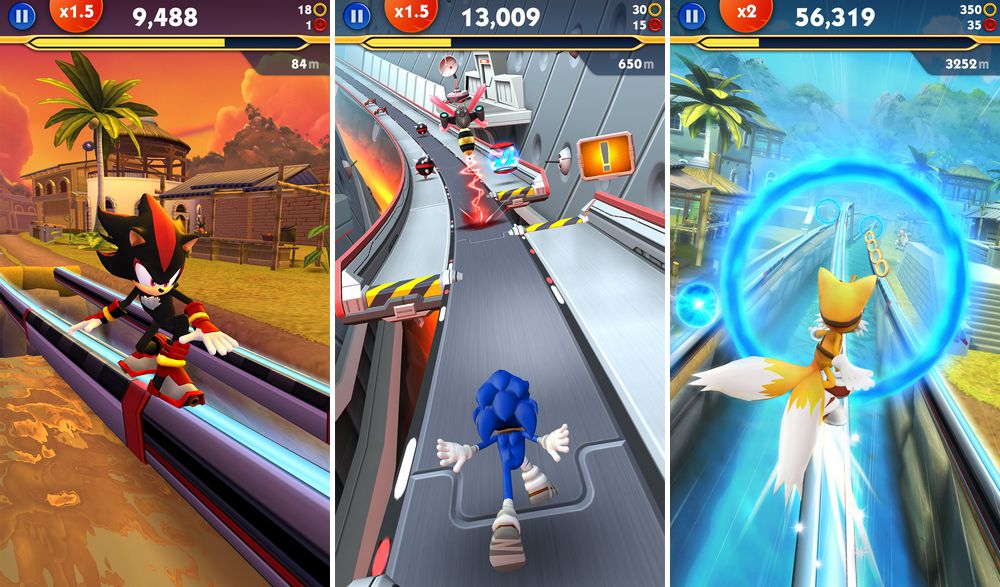 Sonic Dash - jeu comme Temple Run