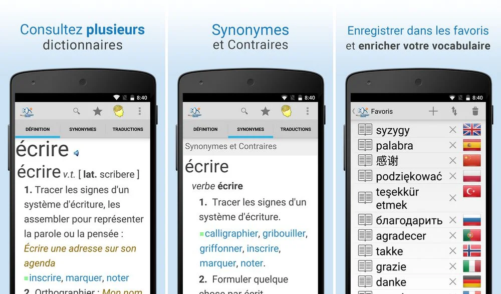 Dictionnaire +