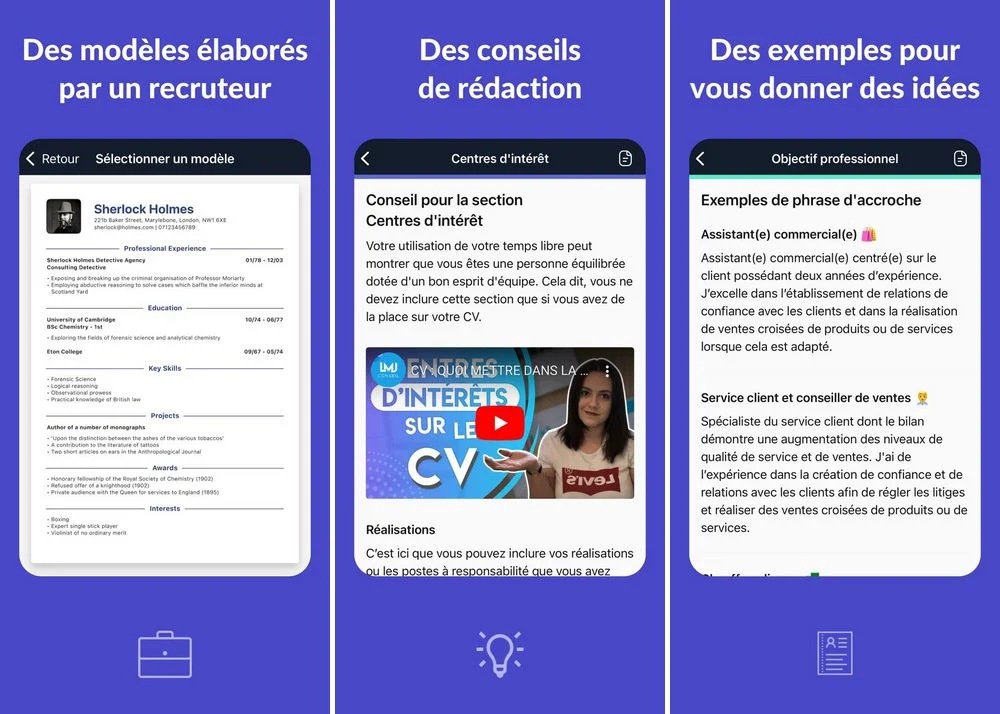 CV Engineer - application de création de CV