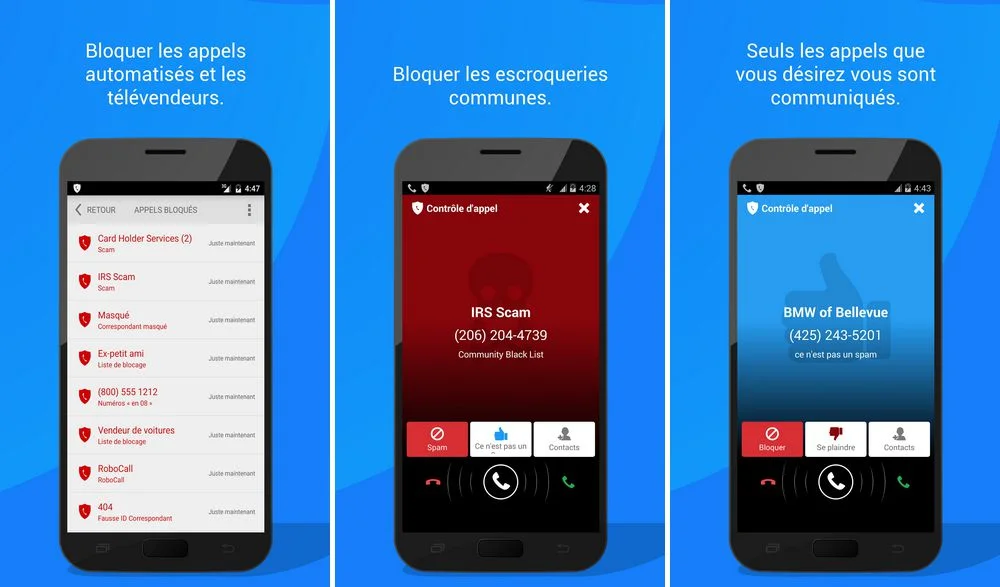Call Control - application de blocage d'appels