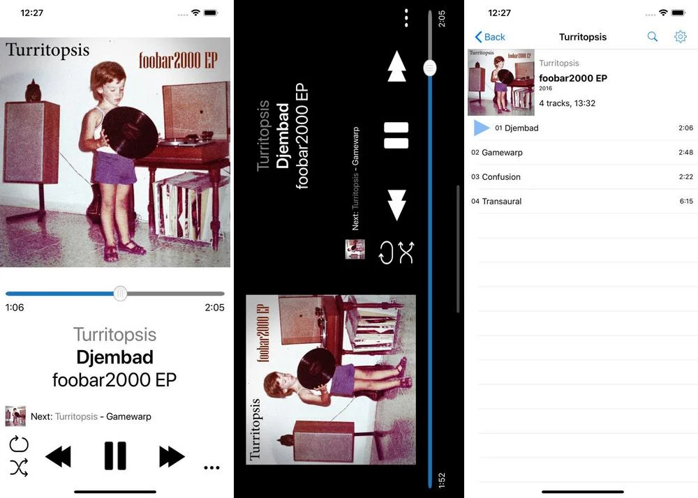 Foobar2000 - Lecteur de musique pour iPhone