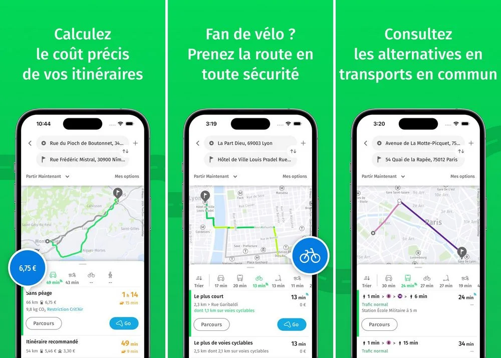 Mappy - meilleure application GPS pour iPhone