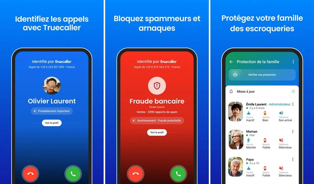 Truecaller - application de blocage d'appels