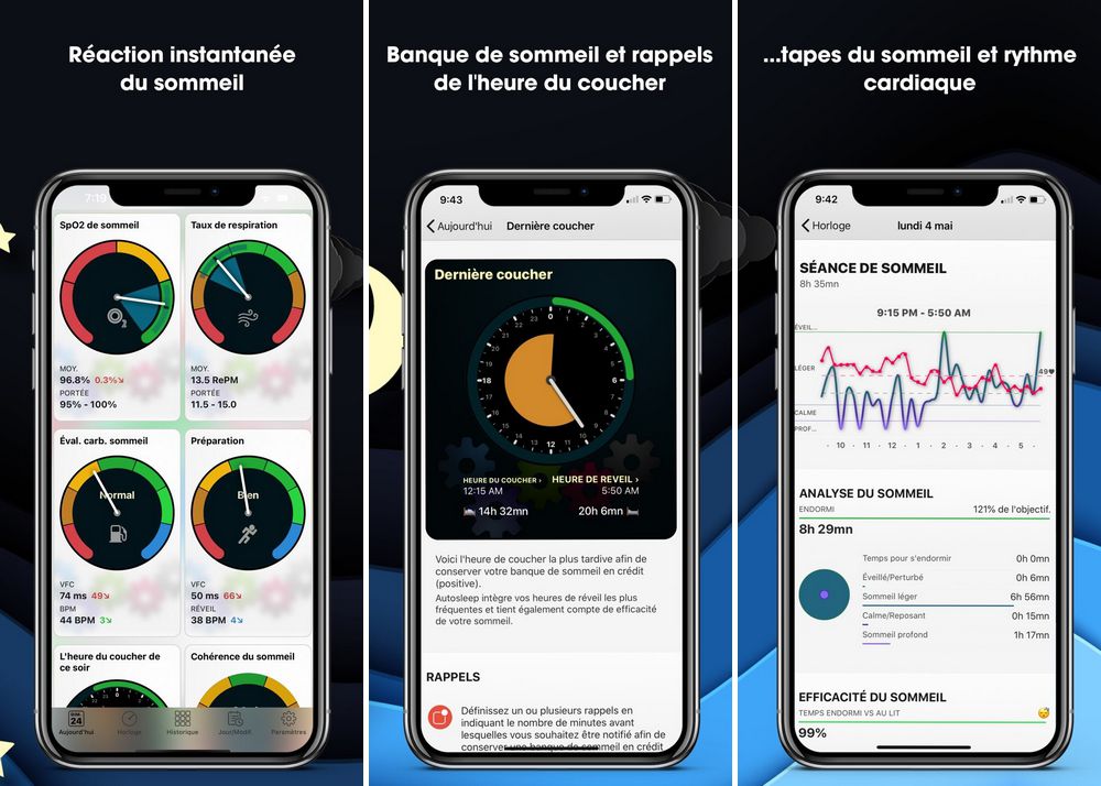 AutoSleep - application de suivi du sommeil
