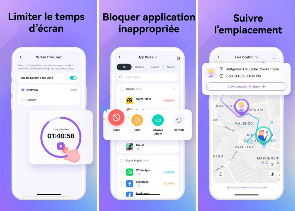 FamiSafe - applications de contrôle parental