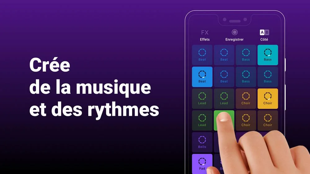 Groovepad - application pour faire de la musique