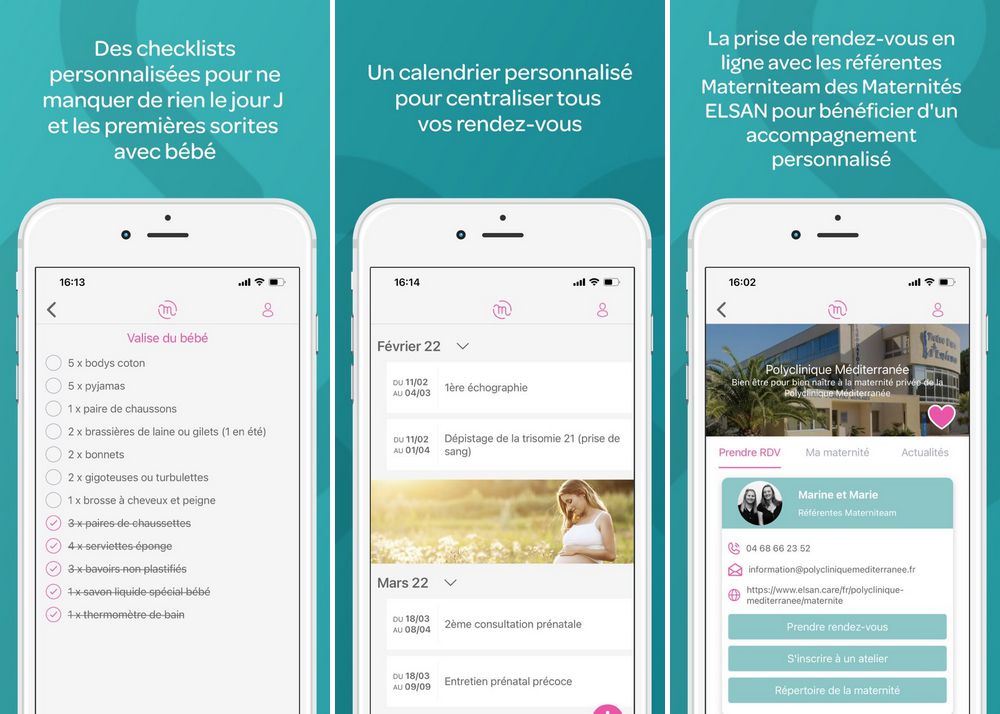 Materniteam - application de suivi de grossesse