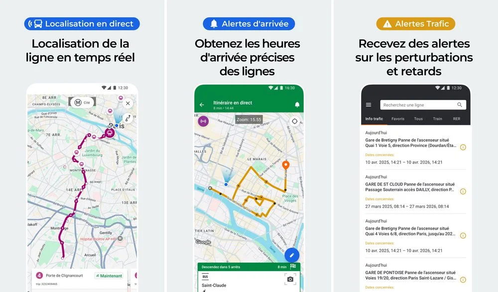 Moovit - application de transports en commun