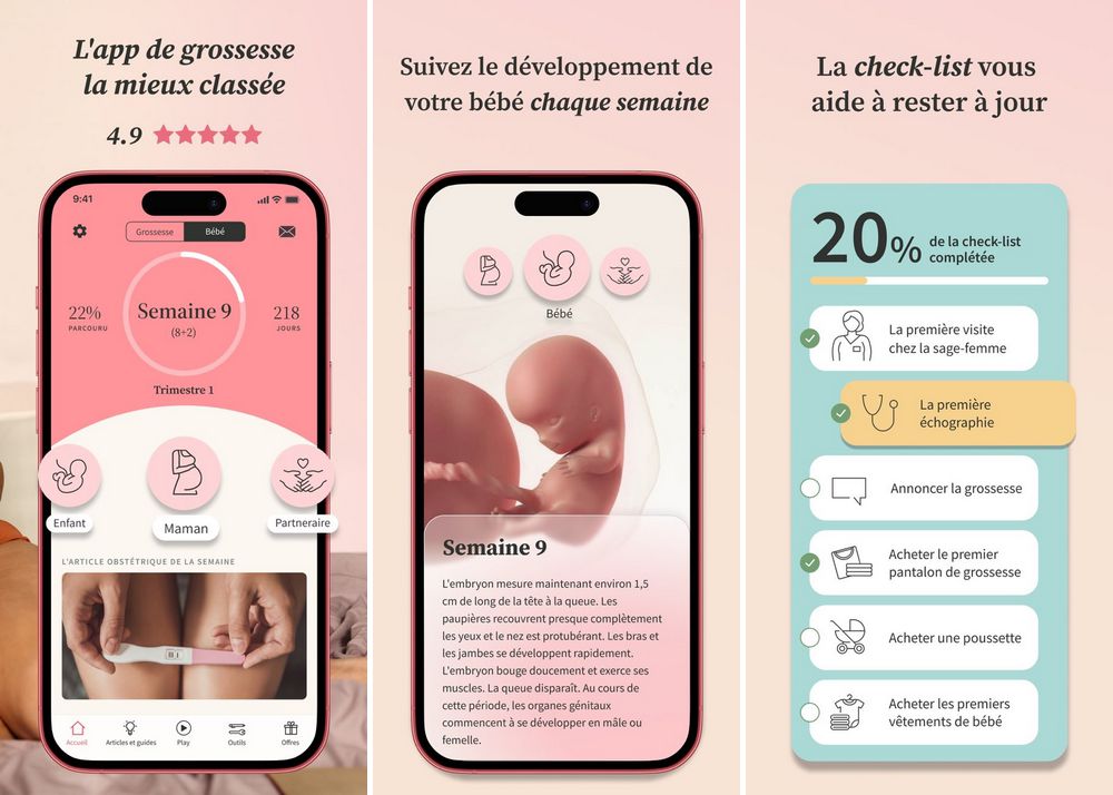 Preglife - application de suivi de grossesse