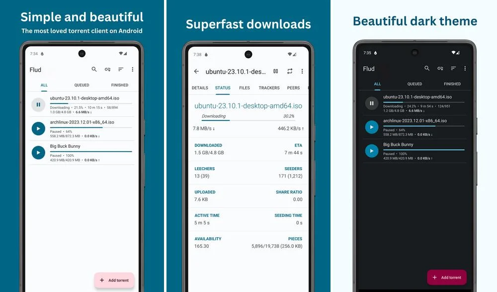 Flud - application torrent