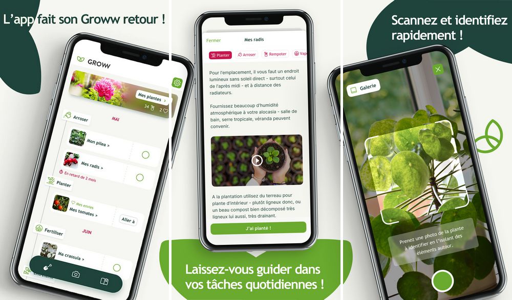 Groww - meilleure application de jardinage