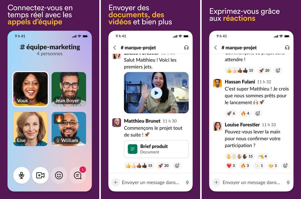 Slack - meilleure application de productivité
