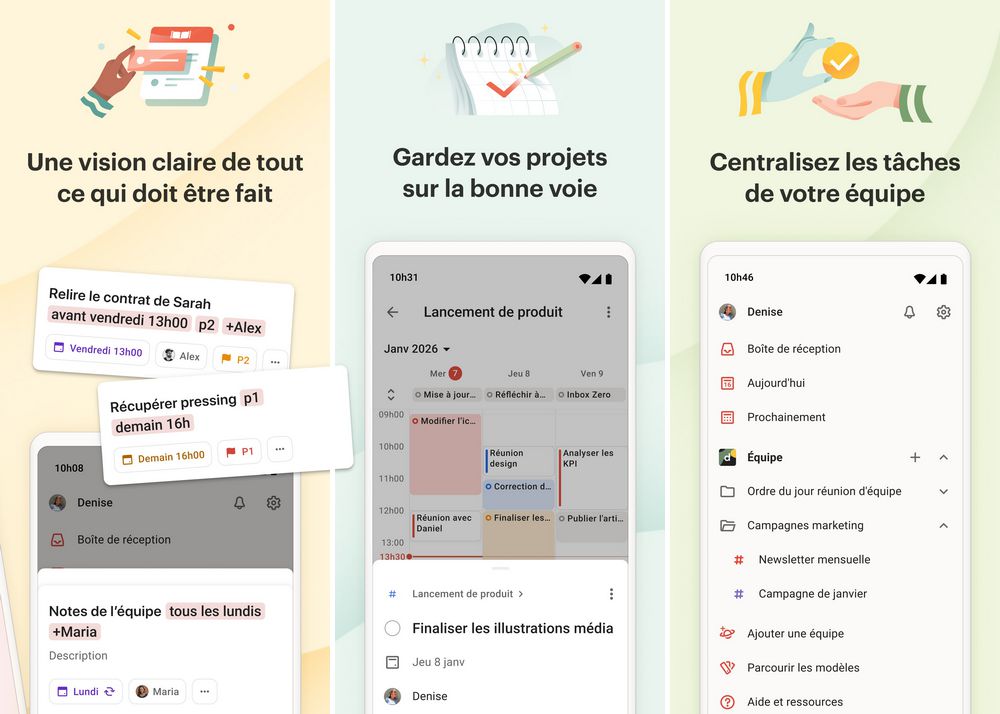 Todoist - meilleure application de productivité