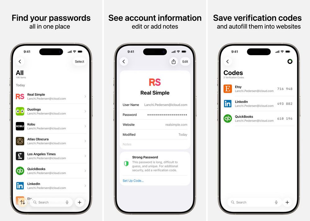 Apple Passwords