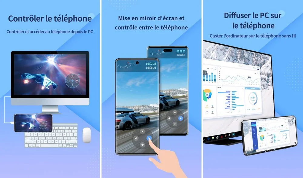ApowerMirror - application pour connecter son smartphone Android à son PC