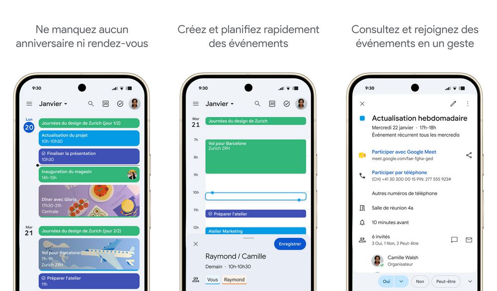 Google Agenda