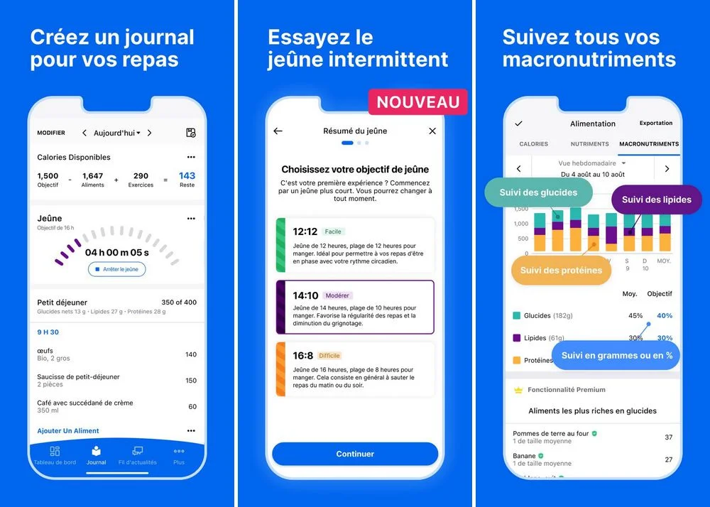 MyFitnessPal - application iOS pour perdre du poids