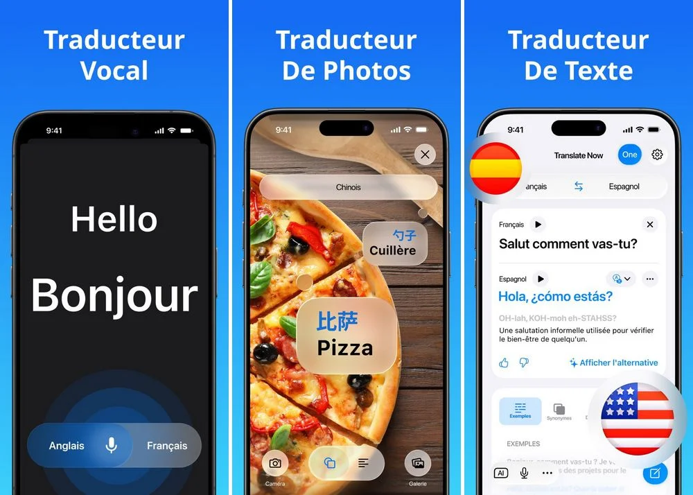 Translate Now - application de traduction pour iPhone
