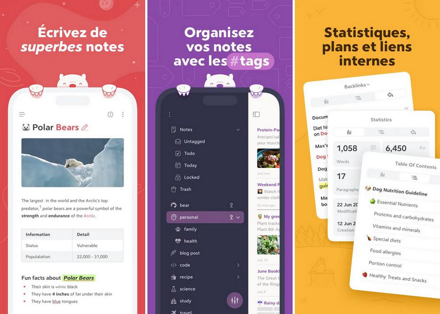 Bear - meilleur éditeur de texte