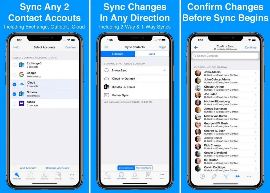 Contact Mover & Account Sync