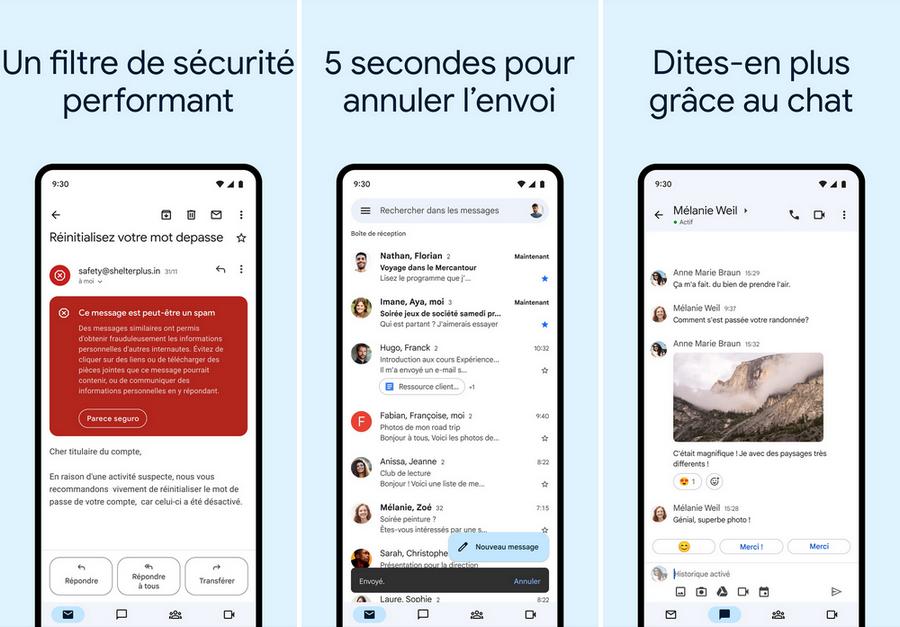 Gmail - application de messagerie