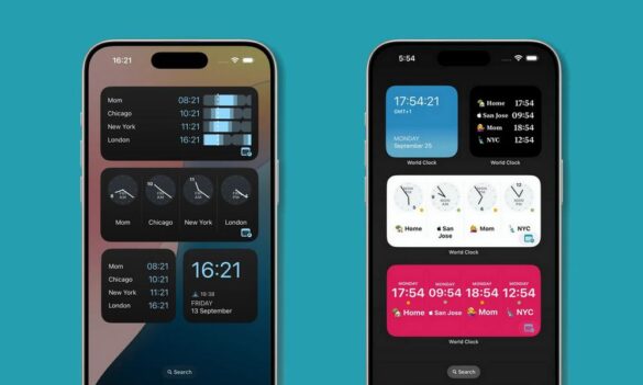 Les meilleurs widgets horloge pour iPhone et iPad