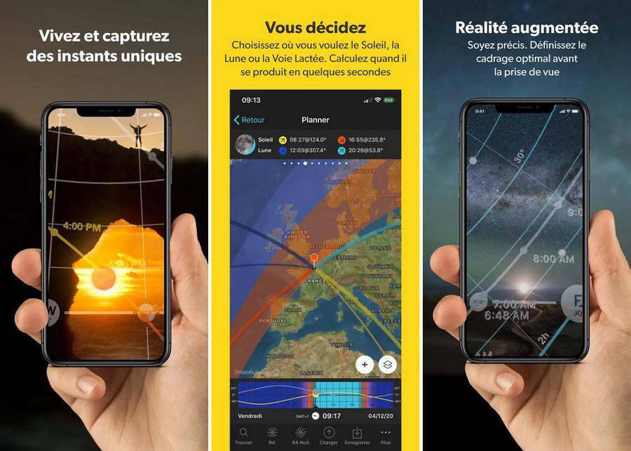 PhotoPills - application d'astrophotographie